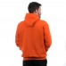 Blusa de Frio Moletom Abrigo Plus Size Masculino Estampado Inverno Flanelado Com Bolso Canguru