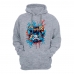 Conjunto de Frio Moletom Plus Size Masculino Blusa Com Capuz Canguru e Calça Comprida Basica