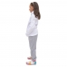 Kit de Blusa e Calça Moletom Infantil Menina Estampa Urso e Flores Costuras Reforçadas Inverno