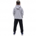 Kit Conjunto de Moletom Canguru Com Capuz Ajustavel Menino Estampa Video Game Calça de Frio
