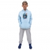 Conjunto Moletom Com Capuz Infantil Menino Estampado e Calça Basica Lisa Confortavel