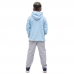 Conjunto Moletom Com Capuz Infantil Menino Estampado e Calça Basica Lisa Confortavel