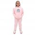 Conjunto Blusa Canguru Menina Infantil Estampa Unicornio Com Calça Basica Quentinha Para Inverno