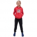 Conjunto Infantil Menina Estampa Unicornia Colorida Blusa Canguru e Calça Moletom Toque Macio