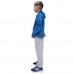 Conjunto Moletom Infantil Canguru Estampa New York Basketball Com Calça Estiloso Quentinho
