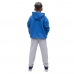 Conjunto Moletom Infantil Canguru Estampa New York Basketball Com Calça Estiloso Quentinho