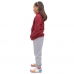 Conjunto Abrigo de Frio Com Calça Infantil Feminina Blusa Canguru Estampa de Cachorrinho Quentinho