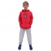 Conjunto Moletom Infantil Meninos Blusa Canguru Capuz e Calça Comprida Quentinho Inverno Escola