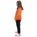Kit Blusa Moletom Menina Infantil Canguru Com Calça de Frio Lisa Para Escola Passeio Moda Inverno