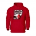 Blusa Moletom Canguru Masculina Flanelada Capuz Cordao Ajustavel Estampado Moderno Casaco de Frio