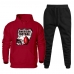 Kit Conjunto de Moletom Masculino Calça e Blusa Algodao Flanelado Para Inverno Tecido de Qualidade
