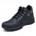 Bota Coturno Motoqueiro Masculina Sola Tratorada Palmilha EVA Espumada Cadarço Cano Baixo Moderno