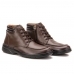 Sapato Conforto Couro Masculino Cano Medio Moderno Solado Borracha Resistente Leve