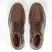 Sapato Conforto Couro Masculino Cano Medio Moderno Solado Borracha Resistente Leve
