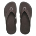 Chinelo Couro Masculino Liso Palmilha EVA Solado TR Confortavel Verao Moderno