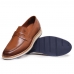 Sapato Mocassim Casual Couro Masculino Esporte Fino Elegante Solado Borracha Casamento