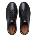 Tenis Casual Couro Masculino Palmilha Gel Anti-Impacto Esportivo Solado Borracha Com Cadarço