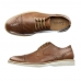 Sapato Social Oxford Couro Masculino Casual Moderno Solado Borracha Palmilha Espumada