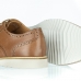 Sapato Social Oxford Couro Masculino Casual Moderno Solado Borracha Palmilha Espumada