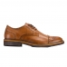Sapato Oxford Texturizado Couro Masculino Cano Curto Moderno Casamento Tendencia