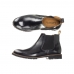 Bota Botina Cano Curto Feminina Chelsea Couro Elastico Trabalho Confortavel Resistente