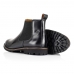 Bota Botina Cano Curto Feminina Chelsea Couro Elastico Trabalho Confortavel Resistente