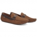 Mocassim Casual de Couro Masculino Confortavel Solado Borracha Gel Calce Facil