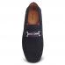 Mocassim Tratorado Masculino Couro Espumado Macio Solado Borracha Gel Detalhe Metal