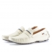Mocassim Dockside Couro Masculino Detalhe Frontal Colorido Sola Borracha Gel Tendencia