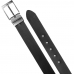 Cinto Couro Masculino Dupla Face Ajustavel Estiloso Liso Fivela Giratoria 2 em 1 Qualidade Top