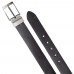 Cinto Couro Masculino Dupla Face Ajustavel Estiloso Liso Fivela Giratoria 2 em 1 Qualidade Top