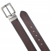 Cinto Social Dupla Face 2 em 1 Couro Masculino Moderno Liso Fivela
