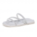 Sandalia Papete Chinelo Strass Feminina Moda Verao Flat Com Brilho Palmilha Conforto Macia