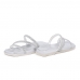 Sandalia Papete Chinelo Strass Feminina Moda Verao Flat Com Brilho Palmilha Conforto Macia