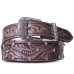 Cinto Feminino Couro Western Fivela Pedraria Strass Brilho Rodeo Country Resistente
