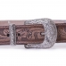 Cinto Feminino Couro Western Fivela Pedraria Strass Brilho Rodeo Country Resistente