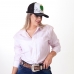 Cinto Rodeio Couro Feminino Fivela Tradicional Strass Sertanejo Show Com Tachas Moderno