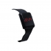 Relogio de Pulso Digital Display de Led Quadrado Resistente a Agua Pulseira Silicone Caminhada