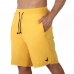 Bermuda Short Moletom Algodão Masculino Bolsos Laterais e Traseiro Fecho Cordão Ajustavel