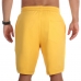 Bermuda Short Moletom Algodão Masculino Bolsos Laterais e Traseiro Fecho Cordão Ajustavel