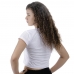 Blusa Cropped Feminina Algodão Manga Curta Gola Redonda Lisa Moderna Basica