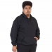 Blusa Moletom Canguru Plus Size Flanelado Capuz Ajustavel Casaco de Frio Tamanho Grande do G1 ao G5