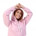 Cropped Moletom Feminino Algodao Flanelado Com Capuz Ajustavel Liso Moderno