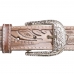Cinto Masculino Cowboy Texturizado Couro Design Moderno Fechamento Fivela Detalhada Country