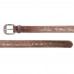 Cinto Masculino Cowboy Texturizado Couro Design Moderno Fechamento Fivela Detalhada Country