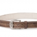 Cinto Masculino Cowboy Texturizado Couro Design Moderno Fechamento Fivela Detalhada Country