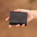 Kit Sapatenis Masculino Couro Ajuste Elastico Solado Borracha Com Carteira Porta Documentos