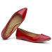 Sapatilha Confortavel Feminina Verniz Bico Fino Palmilha Conforto Design Moderno