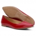 Sapatilha Confortavel Feminina Verniz Bico Fino Palmilha Conforto Design Moderno
