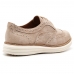 Sapato Oxford Feminino Camurça Com Cadarço Casual Salto Baixo Palmilha EVA